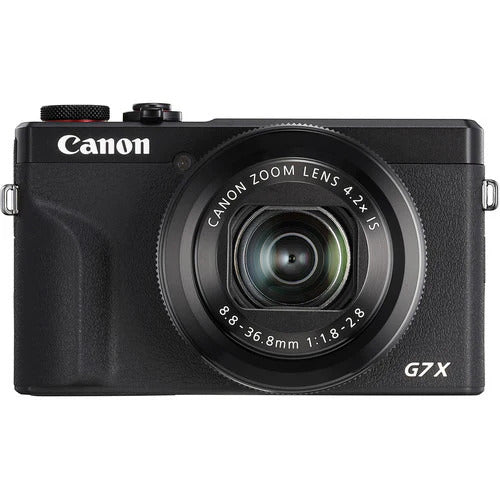 Canon PowerShot G7 X Mark III 20.1MP Compact Camera with 4K Video, 4.2x Optical Zoom, Tilting LCD Touchscreen & Wireless Sharing